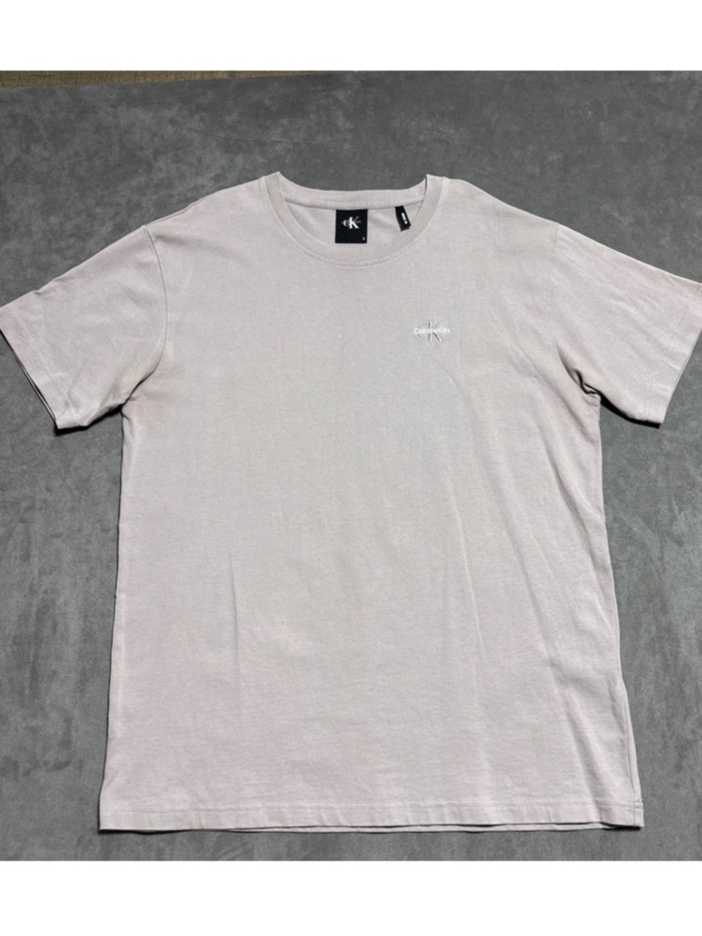 Calvin X Kith Short-Sleeve Crew T-Shirt in Light purple Gray